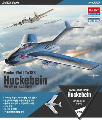 1/48 Focke-Wulf Ta183 Huckebein #12327 ACADEY HOBBY MODEL KITS  • $35