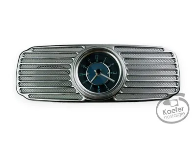 Vw Beetle Bug 80mm Dash Accessory Chrome Grill With Clock 1952-1957 • $399