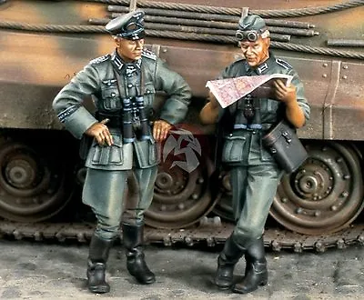 Verlinden 1/35  Checking The Map  German Officers WWII (2 Figures) (no Map) 1365 • $31.41