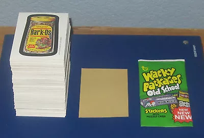 Wacky Packages Old School 4 Tan Back Singles  @@  Pick 3  @@     Pack Fresh • $2.75