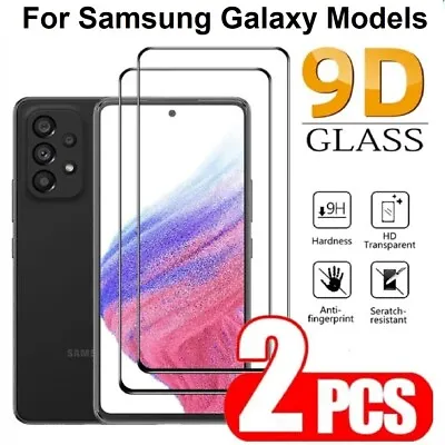 9D Full Tempered Glass Screen Protector For Samsung Galaxy A32 A20 A12 A13 5G • £3.89