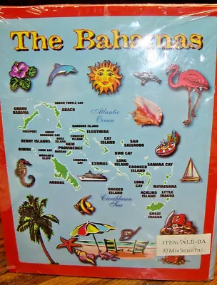 $11.99 • Buy New! Mini Photo Album THE BAHAMAS Holds 100 4 X6  Pictures~Keepsake Souvenir Q20