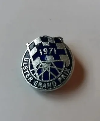 £4.99 • Buy Ulster Grand Prix Motorcycle Pin Badge 1971