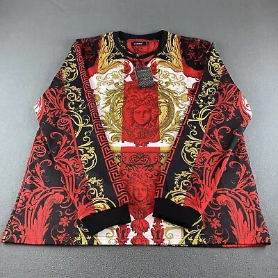 Barabas Greek Key Medusa Long Sleeve Shirt Mens Size 2XL New With Tags • $59.95