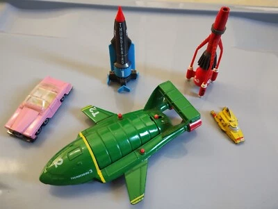 £10 • Buy Matchbox Thunderbirds Vintage Toy Set (some Damage - See Description)