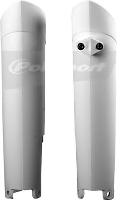 Polisport Fork Guards Covers Plastic Protector White CRF250R 10-18 CRF450R 09-18 • $37.90