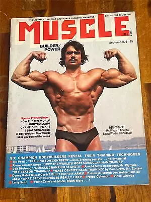MUSCLE BUILDER Bodybuilding Magazine DENNY GABLE/Arnold/Vince Gironda 9-75 • $39.99