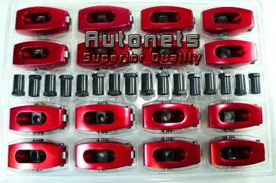 Chevy BBC Big Block Aluminum Roller Rocker Arm 1.72 7/16  Street Hot Rat Rod Red • $196.98