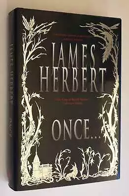 JAMES HERBERT Once (Black Cover Signed 2002) • £50