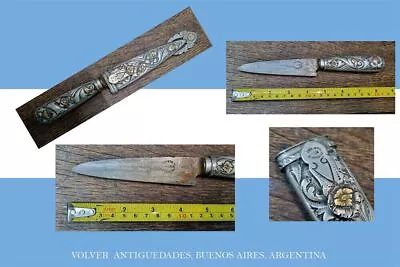 Gaucho Facón Cuchillo Knife Argentine Silver Donnini 245 Cm Total Long • $866.92