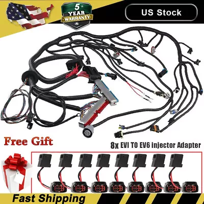 Ls Swaps Standalone Wiring Harness W/4l60e 97-06 4.8l 5.3l 6.0l Gm Ls1 Engine • $99.89