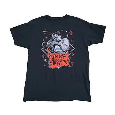 Miles Davis T Shirt Size Large Gray/Blue 2020 Licensed  • $17.99