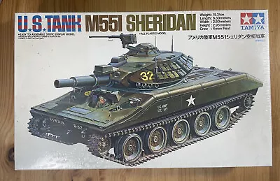 M551 Sheridan - 1/35 Scale Tamiya Unassembled AFV Kit#89541 - Sealed/NIB • $59.99