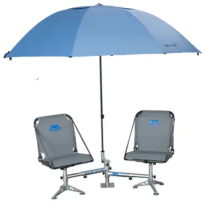 Millennium D200 Seat Stand W/ Umbrella & Holder Plus 2 Pr0-m 100 Grey Seats • $729.99