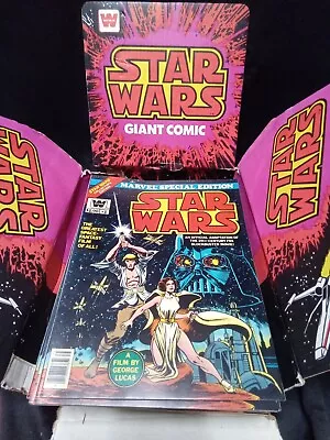 1977 Star Wars #1 Giant Marvel Special Edition 24 Comics W/ Original Display Box • $1277