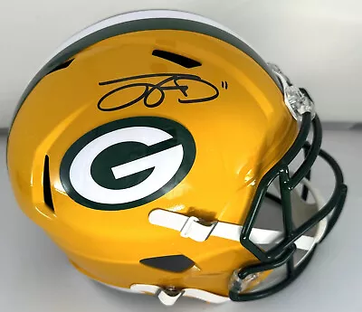 Packers Receiver JAYDEN REED Signed Full Size Replica Speed Helmet AUTO - JSA • $289.99