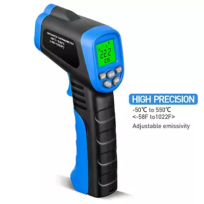 Temperature Gun Non-contact Digital Laser Infrared Thermometer LCD IR Temp Meter • $30.79