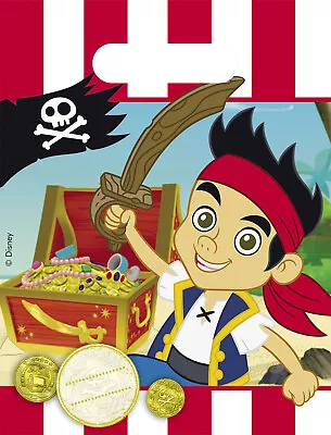 Jake And The Neverland Pirates Party Bags Loot Bag Sweet Bag Gift Bag • £2.04