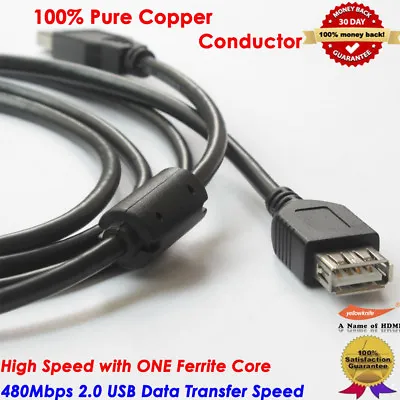 $8.99 • Buy Hi-Speed 480 Mbps 1m-10m Type A Male To A Female Cable Cord USB 2.0 Extension AU