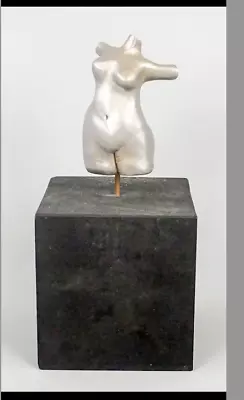 Sculpture Of Naked Woman's Torso small And Lovely  Created  By Swedish Artist • $40