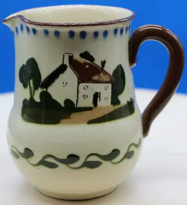 Watcombe Torquay Pottery Mottoware Creamer Pitcher 4 Inches • $17