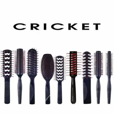 CRICKET Salon Professional Static Free Hair Brushes VARIOUS MODELS • £9.95