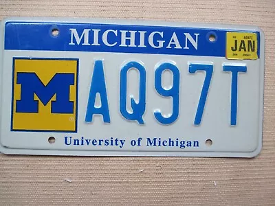 University Of Michgan 2006 License Plate. • $44