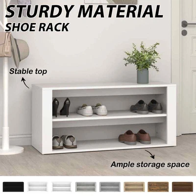 $75.99 • Buy  Shoe Rack Engineered Wood Shoe Bench Storage Shelf Holder Multi Colours VidaXL