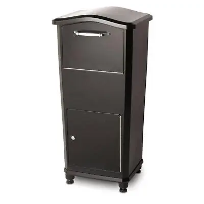 Parcel Drop Box Package Mailbox Lockable Storage Elephantrunk Black Extra Large • $278.87