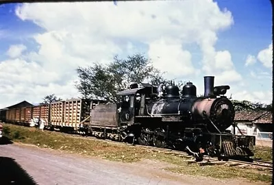 Vtg 35mm Slide N. De M. Mexican National Railroad Train Steam Engine Original • $3.99