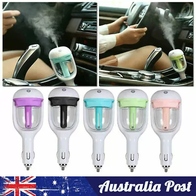 $15.19 • Buy Mini Car Air Humidifier Essential Oil Diffuser Ultrasonic Aroma Mist Purifier AU