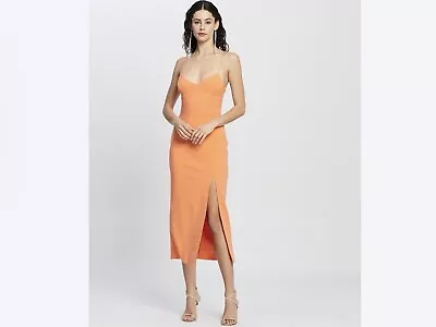Bec And Bridge Clover Dress Size 10 Nectarine Midi Dress RRP $240 Never Worn • $150