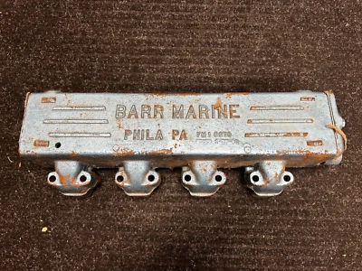 Barr Marine Engine Exhaust Manifold FM-1-6970L 1-29-80 Port Side Ford 302/351 • $300