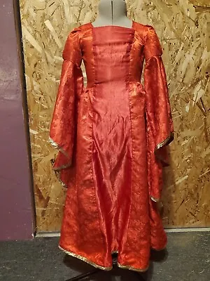 Girls Renaissance/ Medieval Princess Dress Size 5-6 • $25