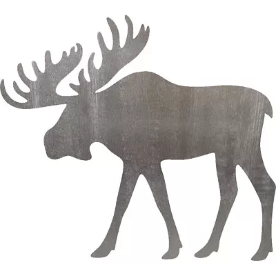 Moose 1 Steel Cut Out Metal Art Decoration • $7.99