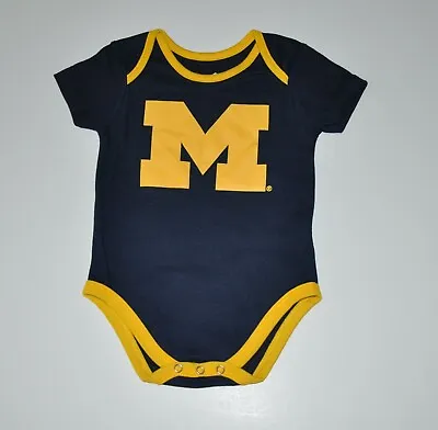 Michigan Wolverines Boys Infant Bodysuit Baby Romper (9-12M) Creeper • $12.99