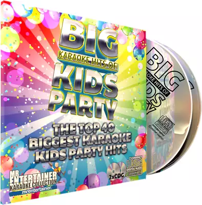 Kids Party Karaoke. Mr Entertainer Big Hits Double CD+G Disc Set. Childrens • £12.95