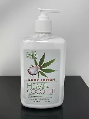 Natural Therapy Hemp & Coconut Body Lotion 16.9 Oz • $14.95