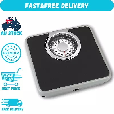 Propert Weighing Machine Mechanical Kitchen Bathroom Body Weight Scale 150kg • $47.14