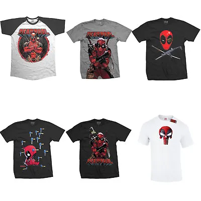 £11.95 • Buy Deadpool OFFICIAL T-Shirt Marvel Comics Funny Comedy Punisher Crossbones X-Men