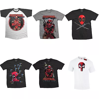 £11.95 • Buy Deadpool OFFICIAL T-Shirt Marvel Comics Funny Comedy Punisher Crossbones X-Men