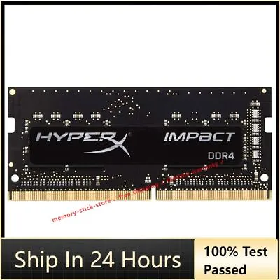 Kingston HyperX Impact DDR4 16GB 8GB 4GB 2133 2400 2666 3200 MHZ Laptop RAM Lot • $36.69