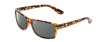 $63.95 • Buy Coyote P-43 Unisex Rectangle Polarized BI-FOCAL Sunglasses In Dark Tortoise 58mm