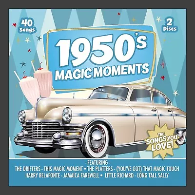 1950's Magic Moments (2 CD Set 40 Songs) Brand New • $13.99