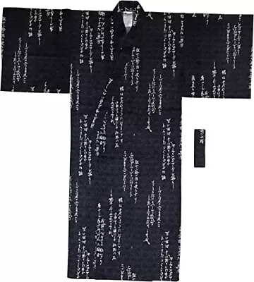 Edoten Mens Yukata (With An Obi Belt) Haiku Nv For Events Size M • £59.99