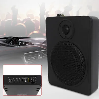 8  Low Profile Under-Seat Powered Car/Truck Subwoofer Amplifier Bass Kit 600W US • $79