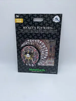 Disney Parks Metal Earth 3D Model Kit Disney Mickey's Fun Wheel Color  New  • $14.50