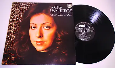 Vicky Leandros Ceux Que J'aime France 1973 Lp Philips 6303 090 Chanson • $9.99