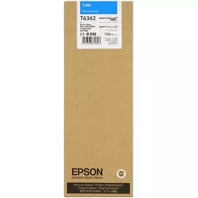 Genuine Epson T6362 Cyan Ink Cartridge For Stylus Pro 9890 9900 7700 9700 • $19.99