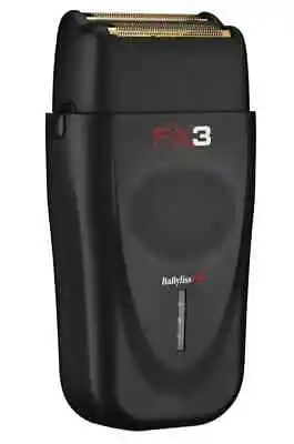 BaBylissPRO FX3 Black Double Foil Cordless Professional High Speed Shaver FXX3SB • $77.79